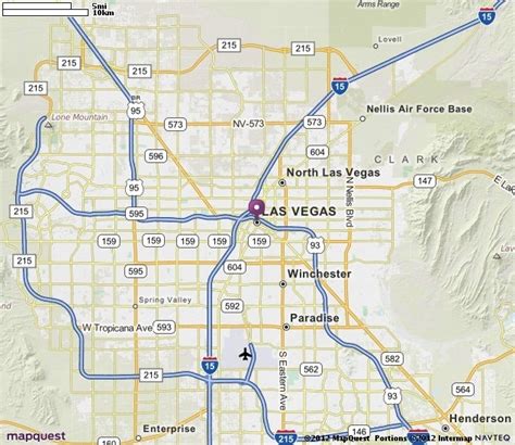 mapquest vegas